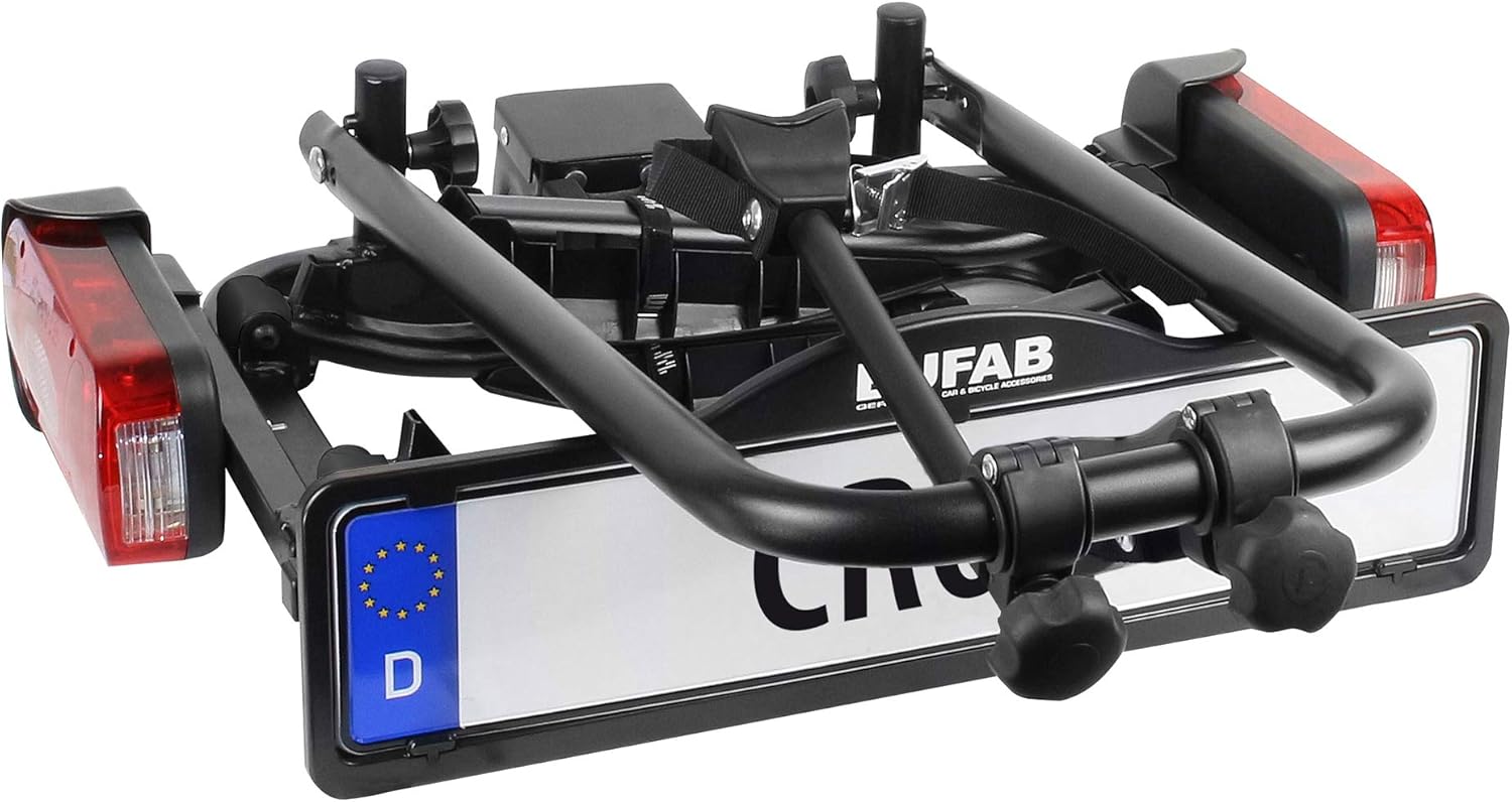 Thumbnail 2 de EUFAB 11563 Fahrradträger CROW – 2 Fahrräder, E-Bike geeignet, Diebstahlschutz, inkl. Schnellverschluss