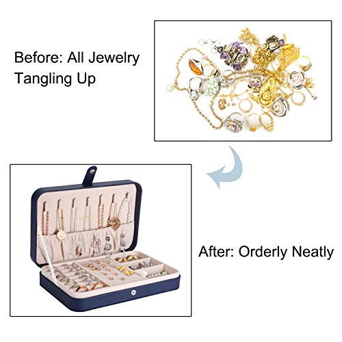 Detalle de LANDICI Jewellery Box Small: A compact organiser for travel and daily use