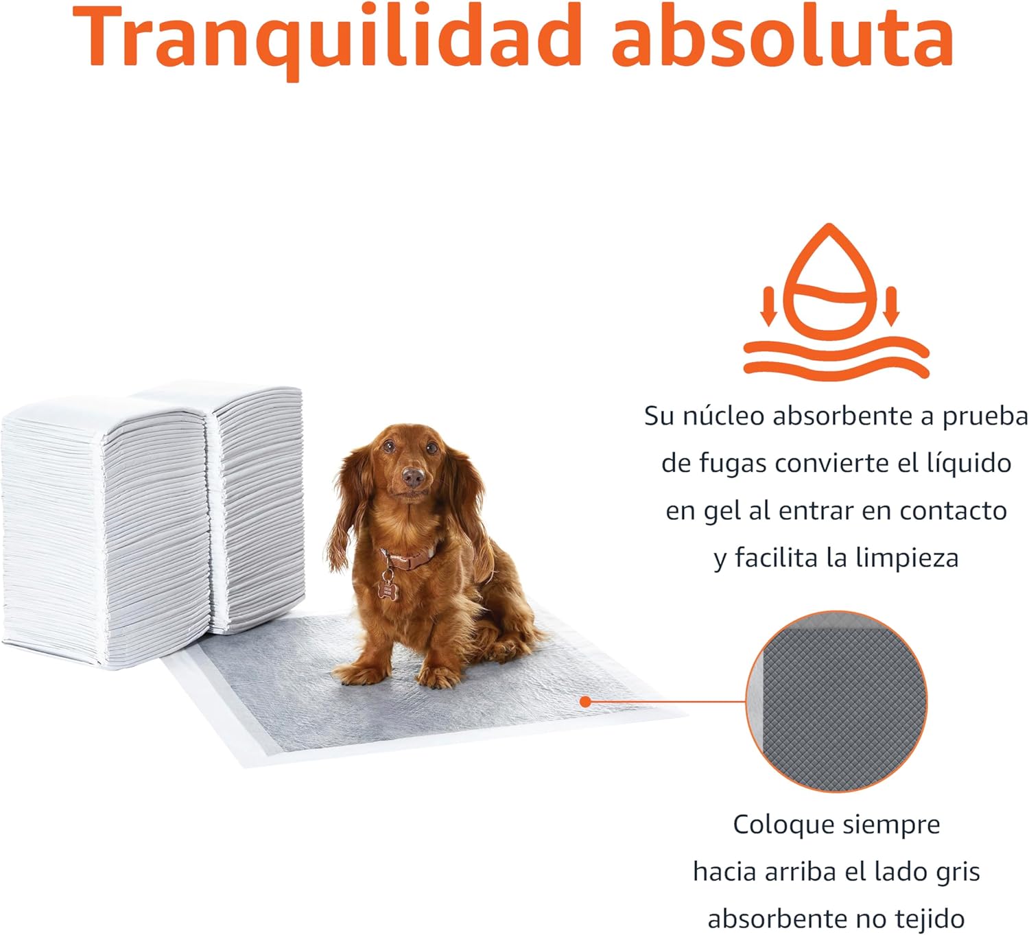 Thumbnail 2 de Amazon Basics Almohadillas de adiestramiento para perros 🐾 120 unidades