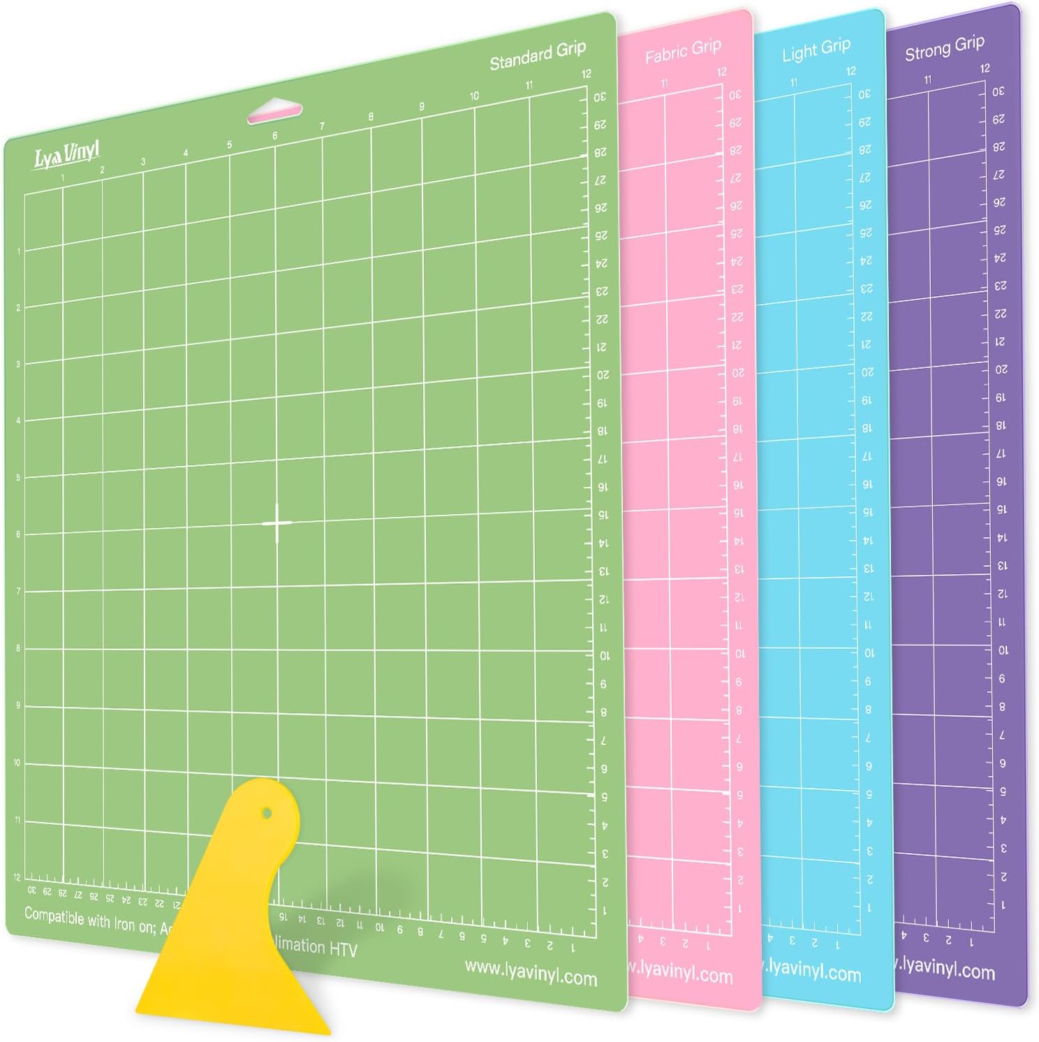 Lya Vinyl Schneidematte 30,5×30,5 cm – 4er Set