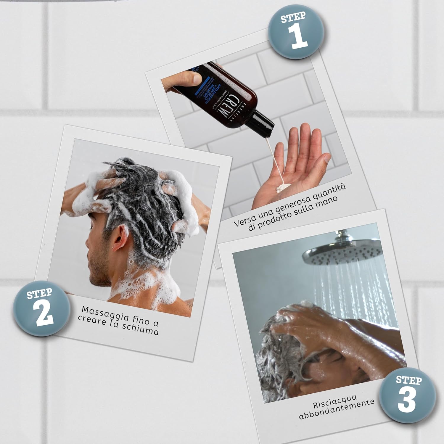 Thumbnail 3 de American Crew Anti-Dandruff Shampoo 250ml