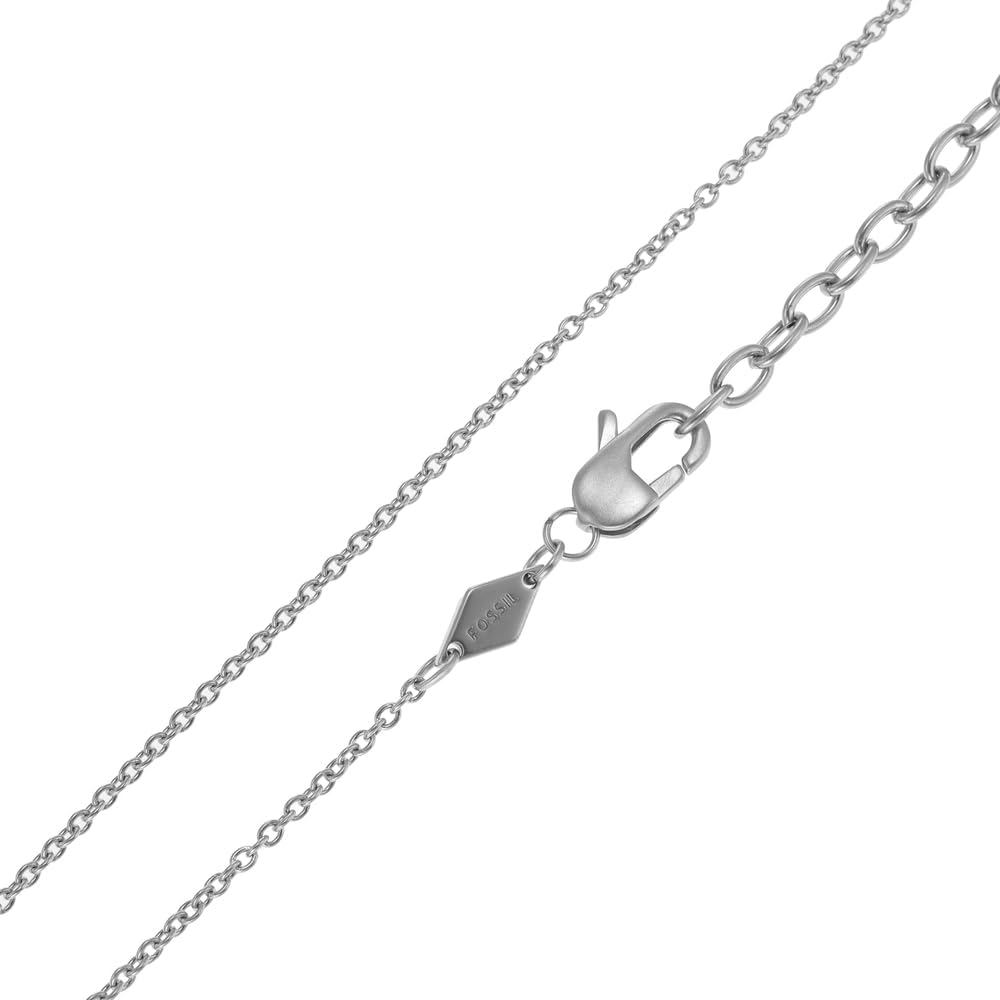 Thumbnail 4 de Fossil collana da uomo in acciaio inox con chiusura a moschettone