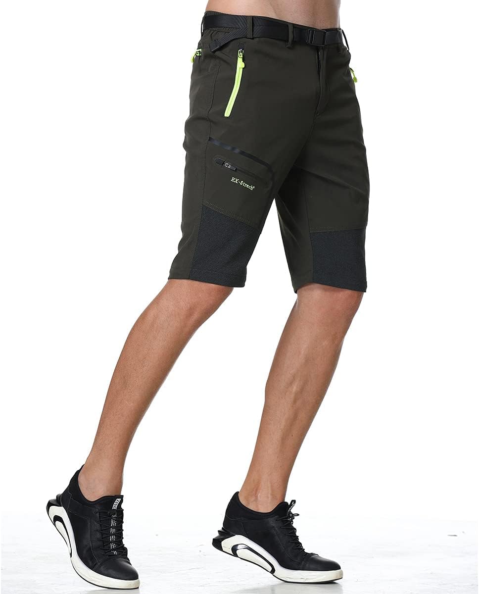 Detalle de SANMIO Pantaloni Trekking Uomo: pantaloni da esterno convertibili in pantaloncini, leggeri e traspiranti