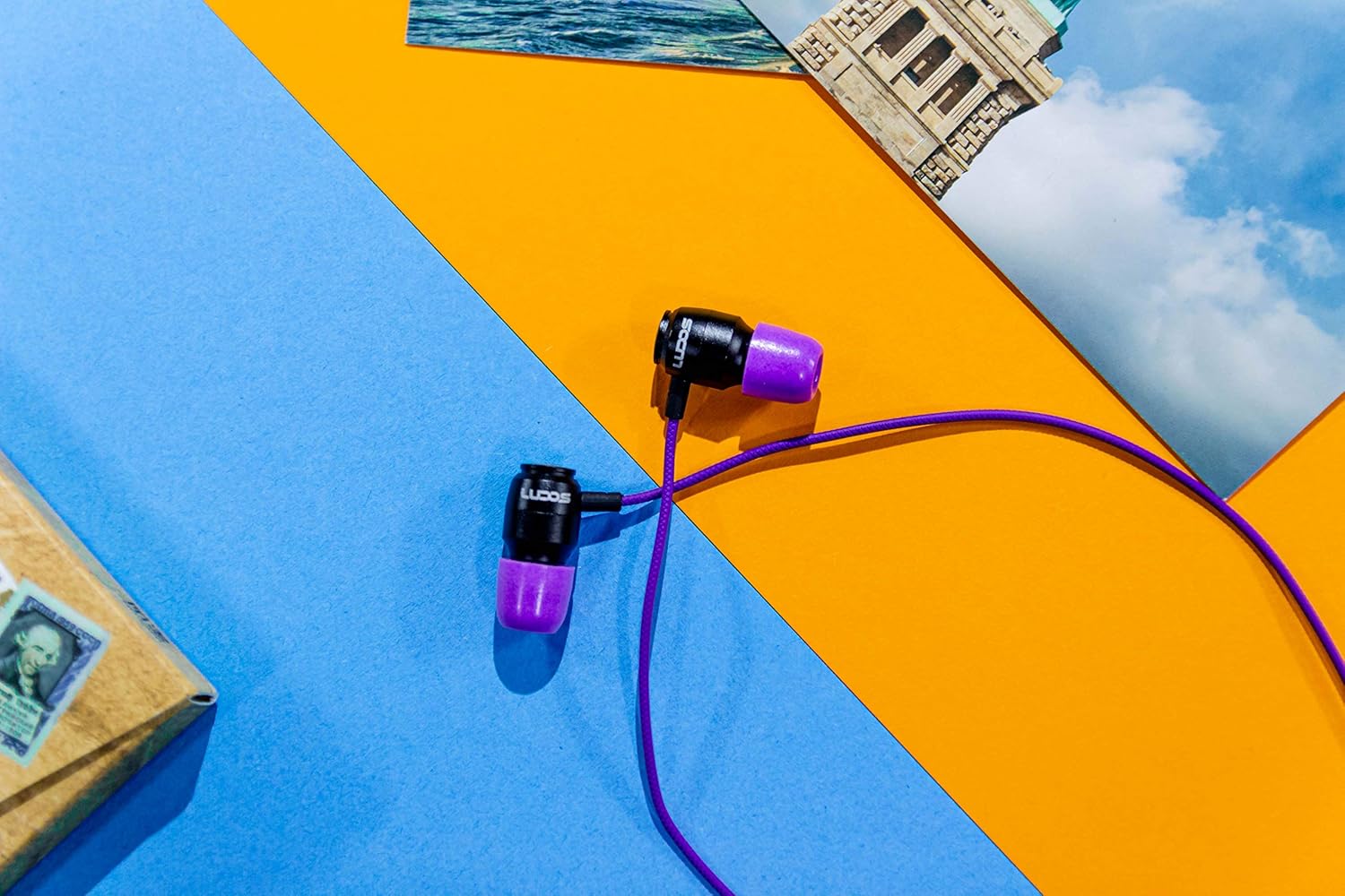 Thumbnail 4 de Ludos CLAMOR wired in-ear headphones with microphone, call control and 5-year warranty