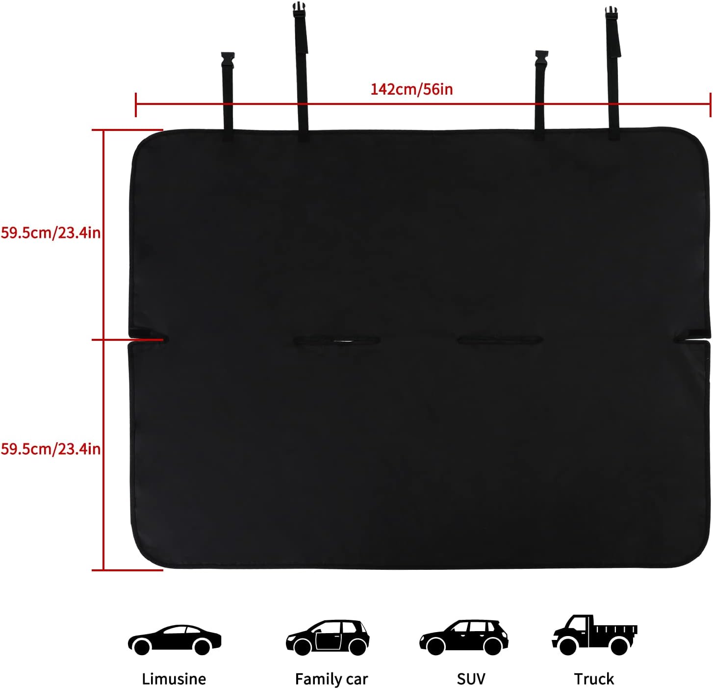 Thumbnail 4 de Pettom Funda coche para perro 142x119 cm