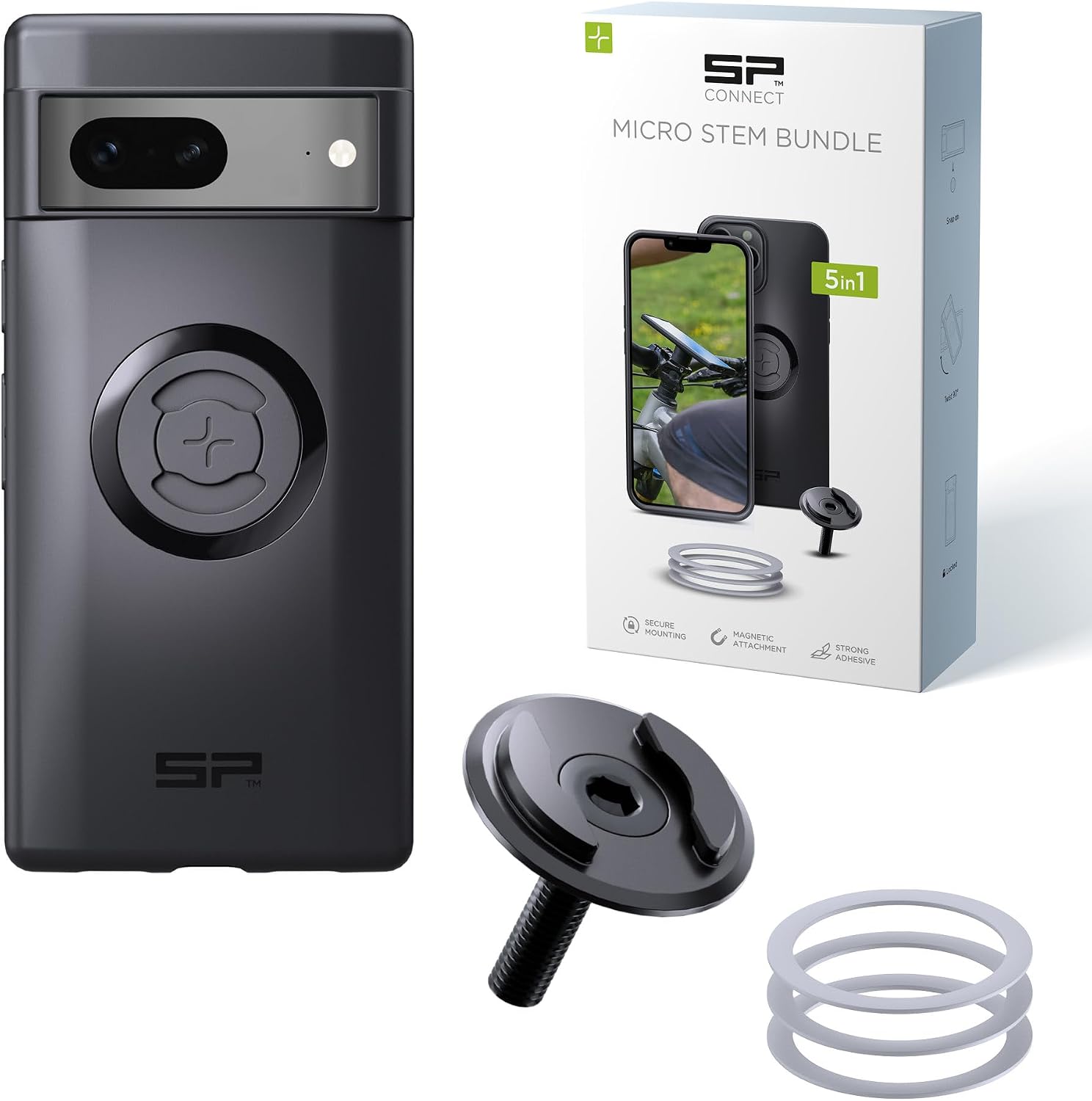 Thumbnail 6 de SP CONNECT Micro Stem Bundle SPC+ pour Google Pixel 6 Pro — Support guidon vélo et fixation magnétique
