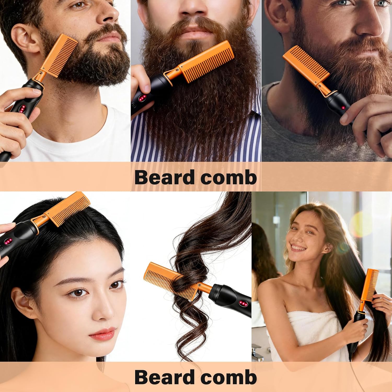 Thumbnail 6 de PasaRose Hot Comb Hair Straightener Set — 10-Piece Kit for Easy, Natural Styling