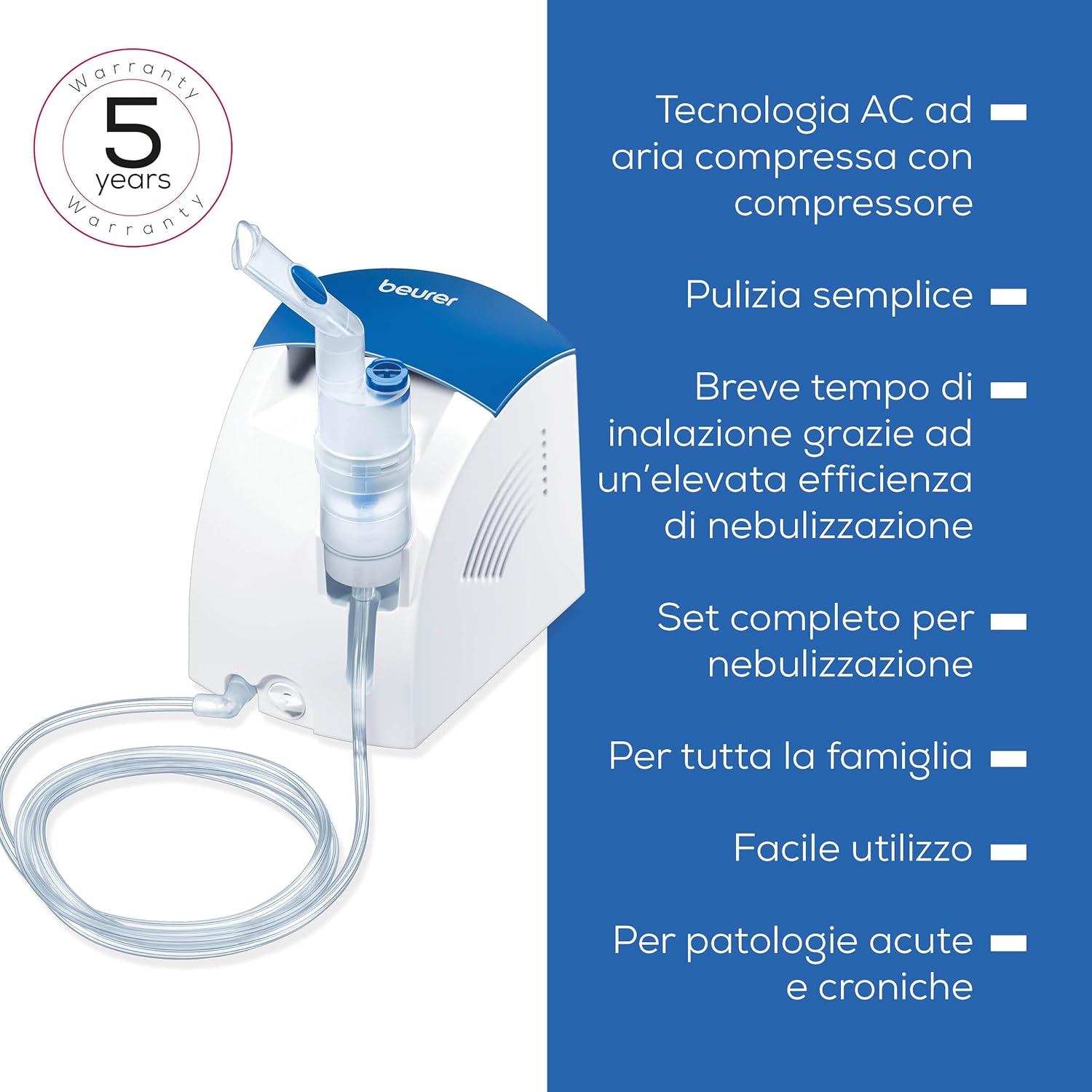 Thumbnail 5 de Beurer IH 26 Aerosol aria compressa 0,8–1,45 bar