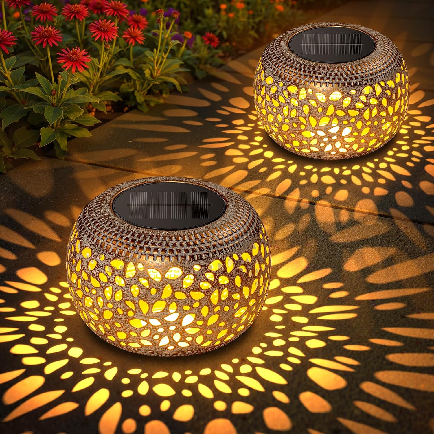Detalle de Solar Outdoor Lantern, Metal