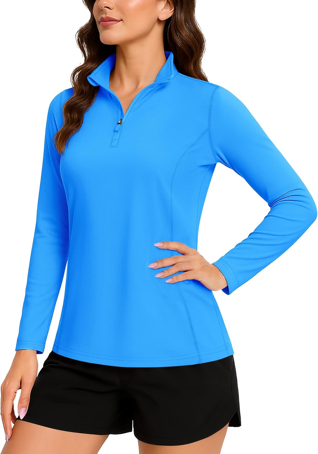 Thumbnail 6 de TACVASEN UPF 50+ long sleeve 1/4 zip top