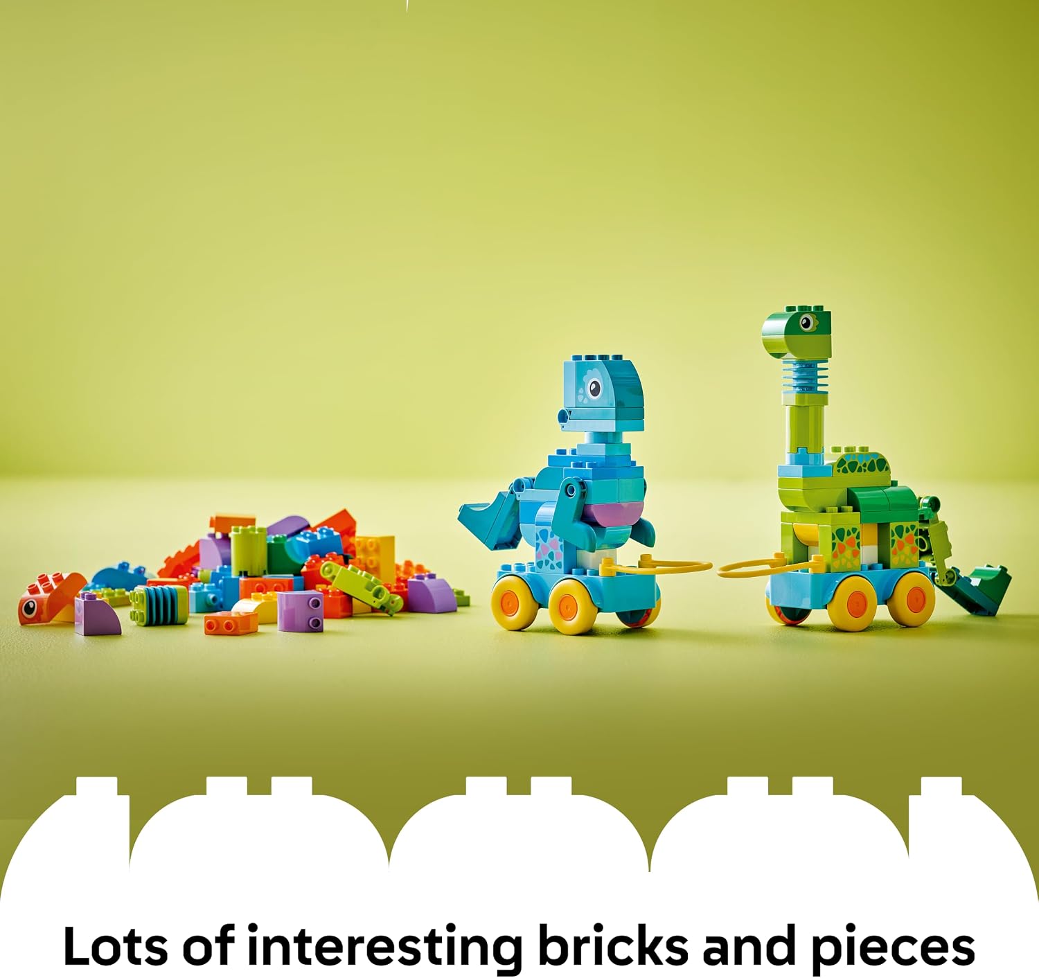 Thumbnail 4 de LEGO DUPLO 10451 Dinosaurs on Wheels 3-in-1 Building Toy, 108 Pieces