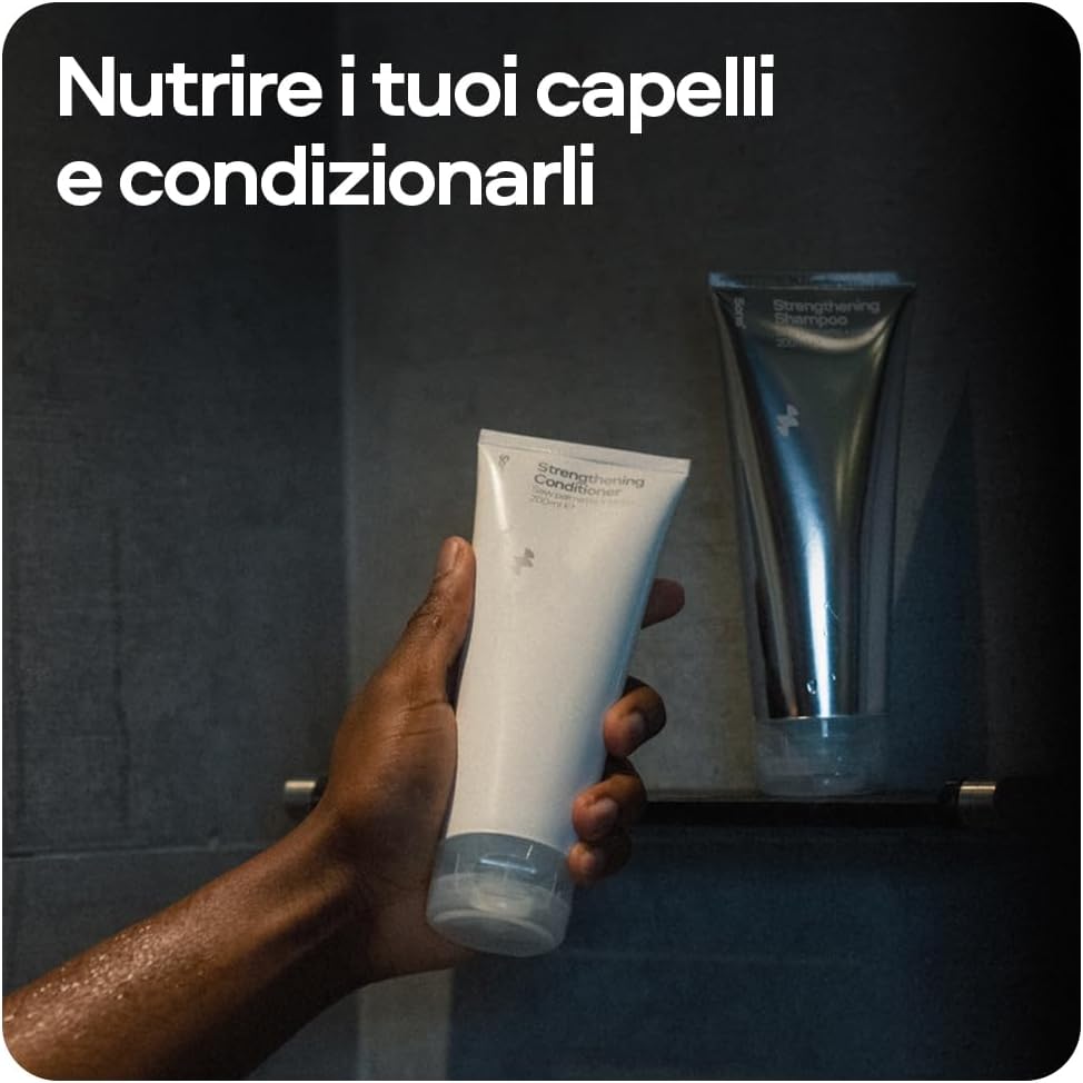 Detalle 2 de Sons Shampoo e Balsamo Anti Caduta per Capelli – 2x200 ml, con Saw Palmetto per crescita e corpo dei capelli