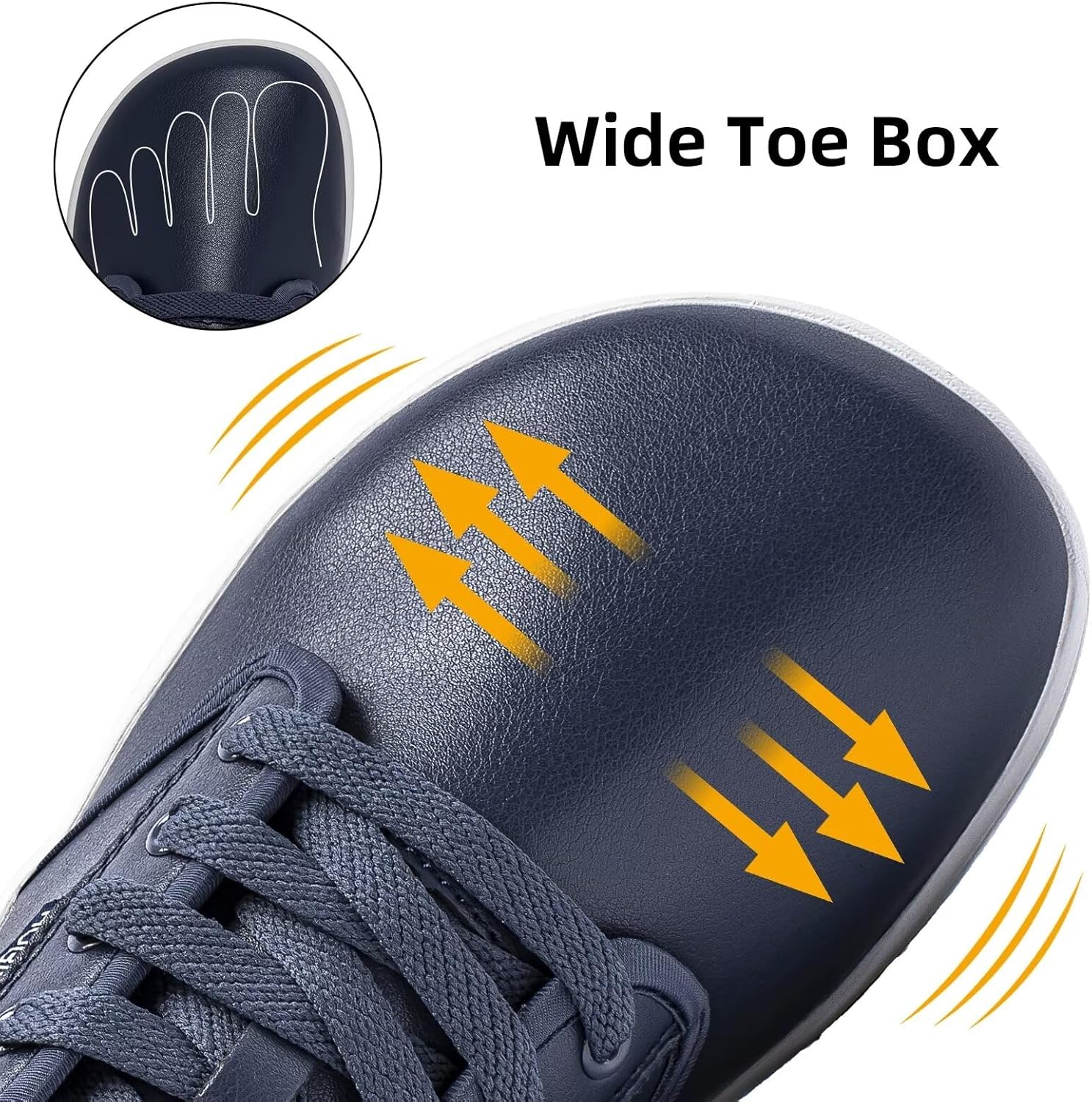 Thumbnail 1 de HOBIBEAR Barfußschuhe Unisex mit breiter Zehenbox aus Leder – minimalistischer Outdoor- & Walking-Schuh