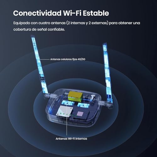 Thumbnail 5 de Tenda 4G03 Pro – Router 4G SIM con WiFi de 300 Mbps y Conexión LAN/WAN