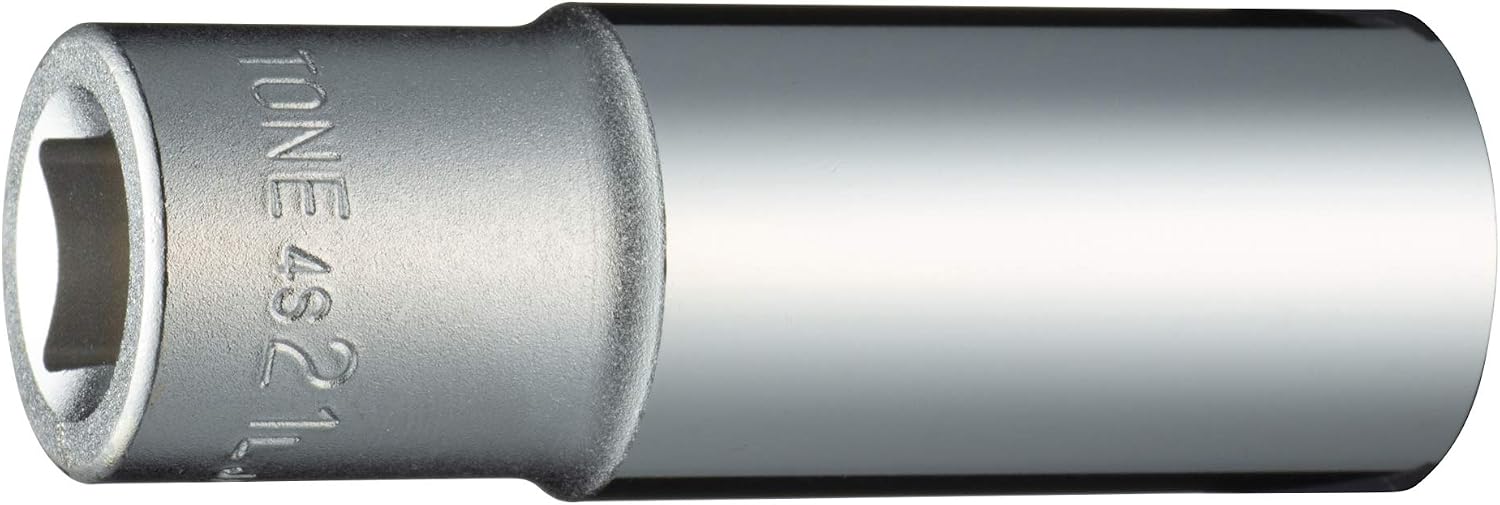 Detalle de トネ(TONE) HP4S-21L ディープソケット 6角・差込角12.7mm・二面幅21mm