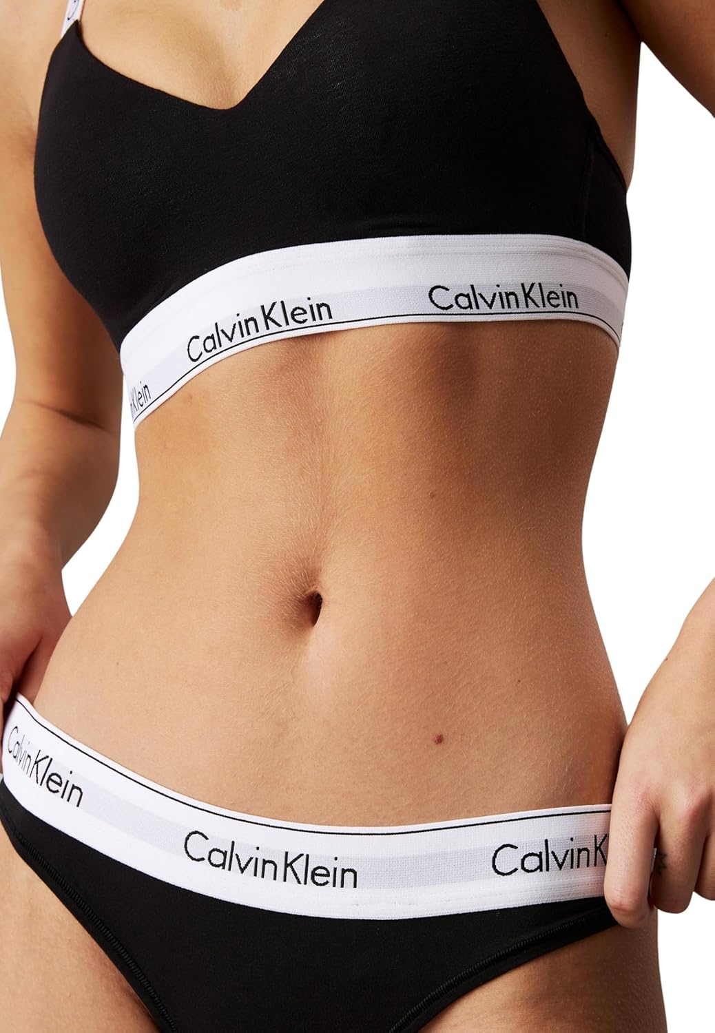Thumbnail 1 de Calvin Klein Damen String Thong Unterwäsche in Schwarz (Black), XS