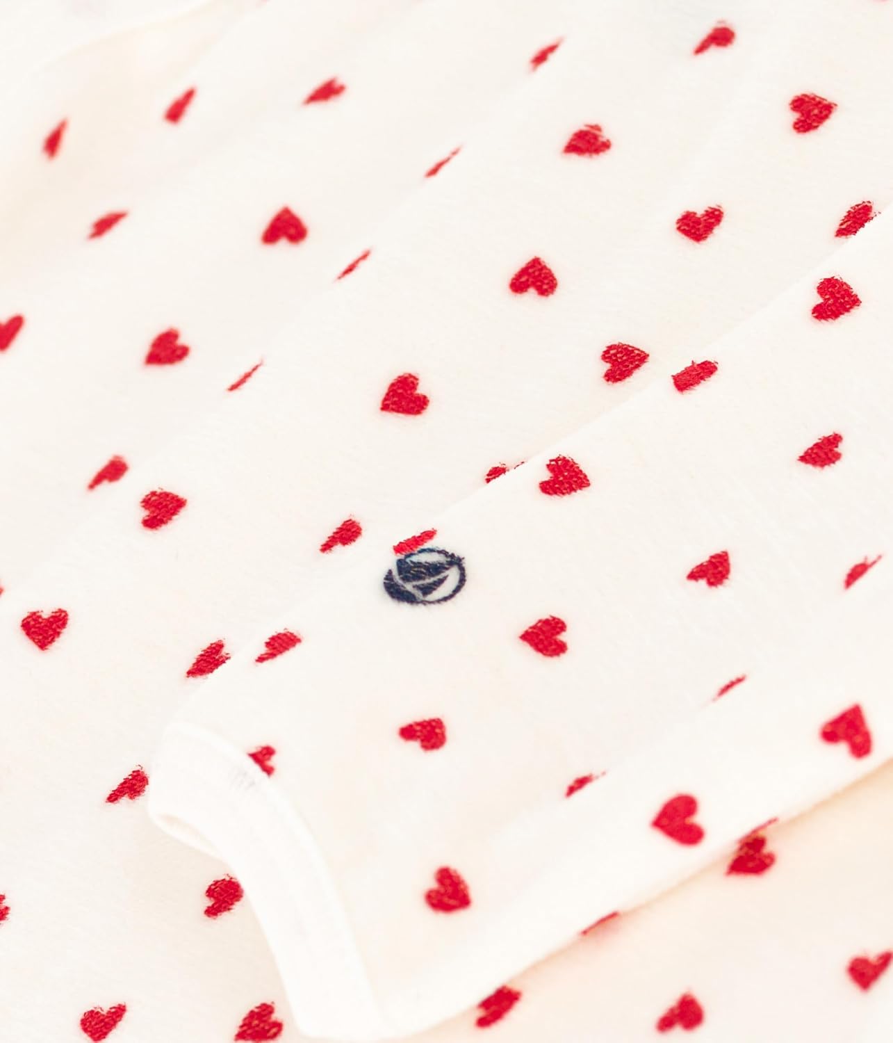 Detalle de Petit Bateau Baby Langärmliger Schlafanzug – unisex, 100% Baumwolle, Modell A0ARW01