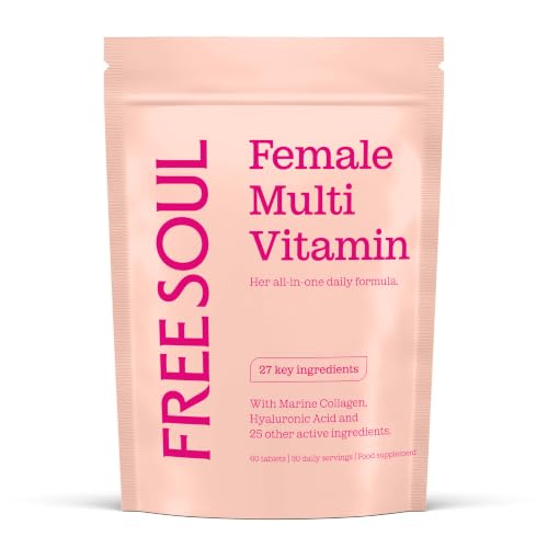 Imagen de Women's Multivitamins & Minerals with Marine Collagen & Hyaluronic Acid by Free Soul en OfertitasTOP