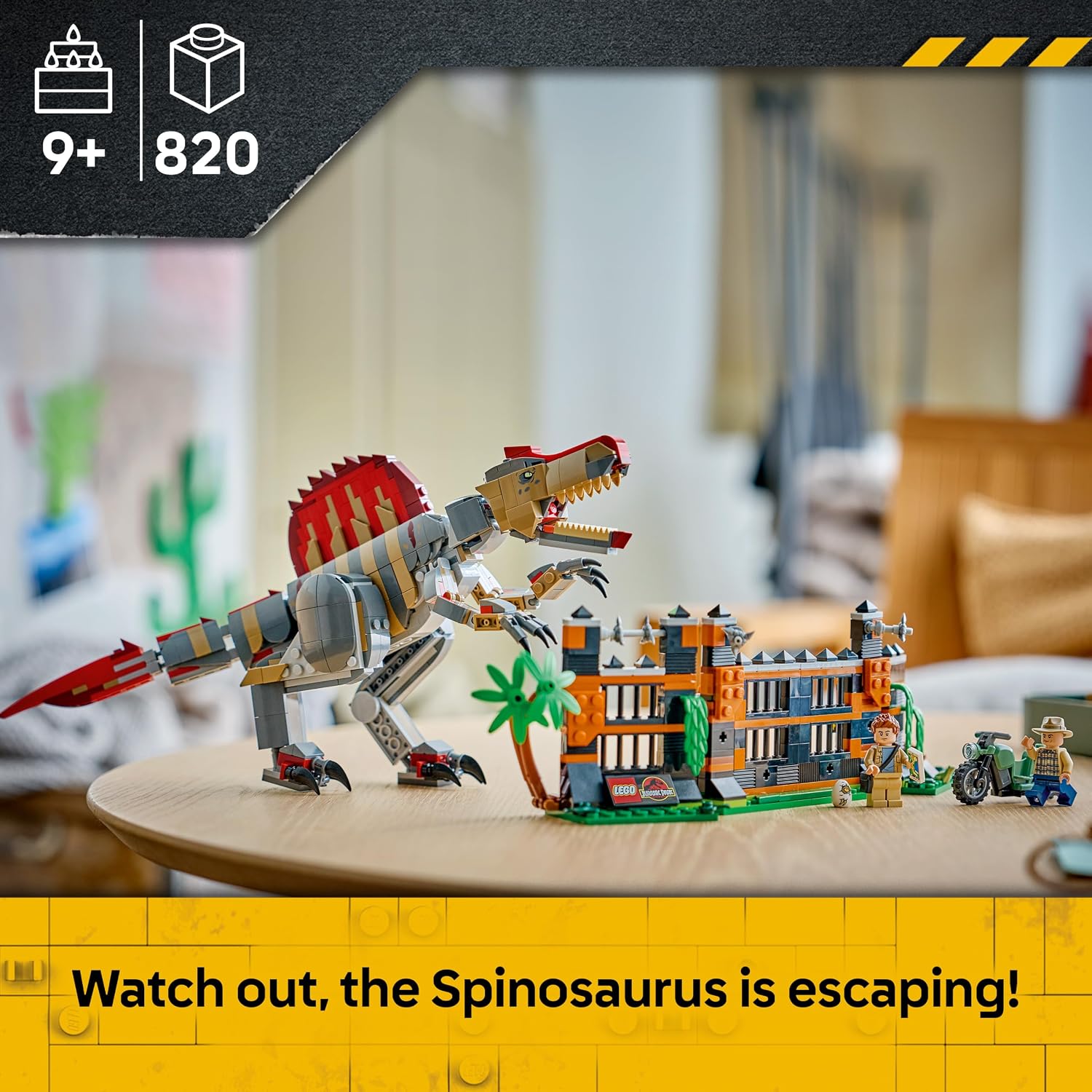 Thumbnail 1 de LEGO Jurassic World 77982 Spinosaurus Dinosaur Escape set, 820 pieces