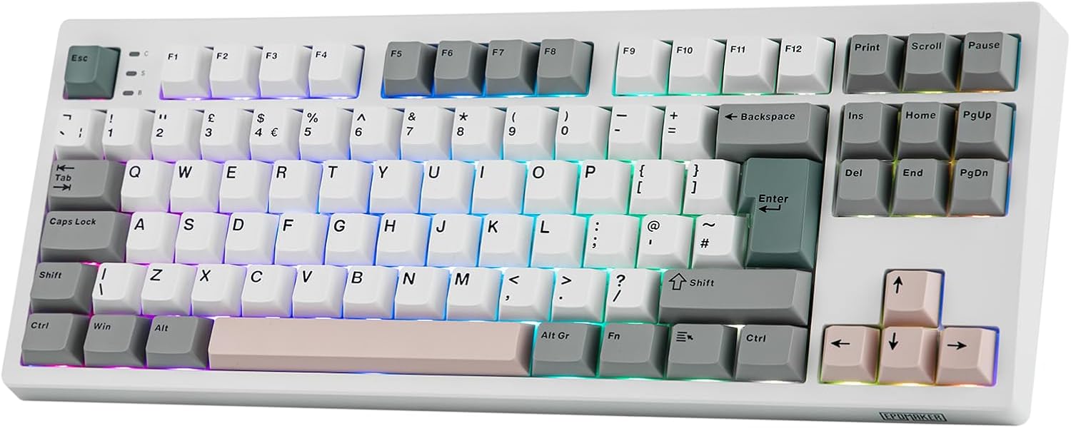 Detalle de EPOMAKER TH87 Wireless Mechanical Keyboard