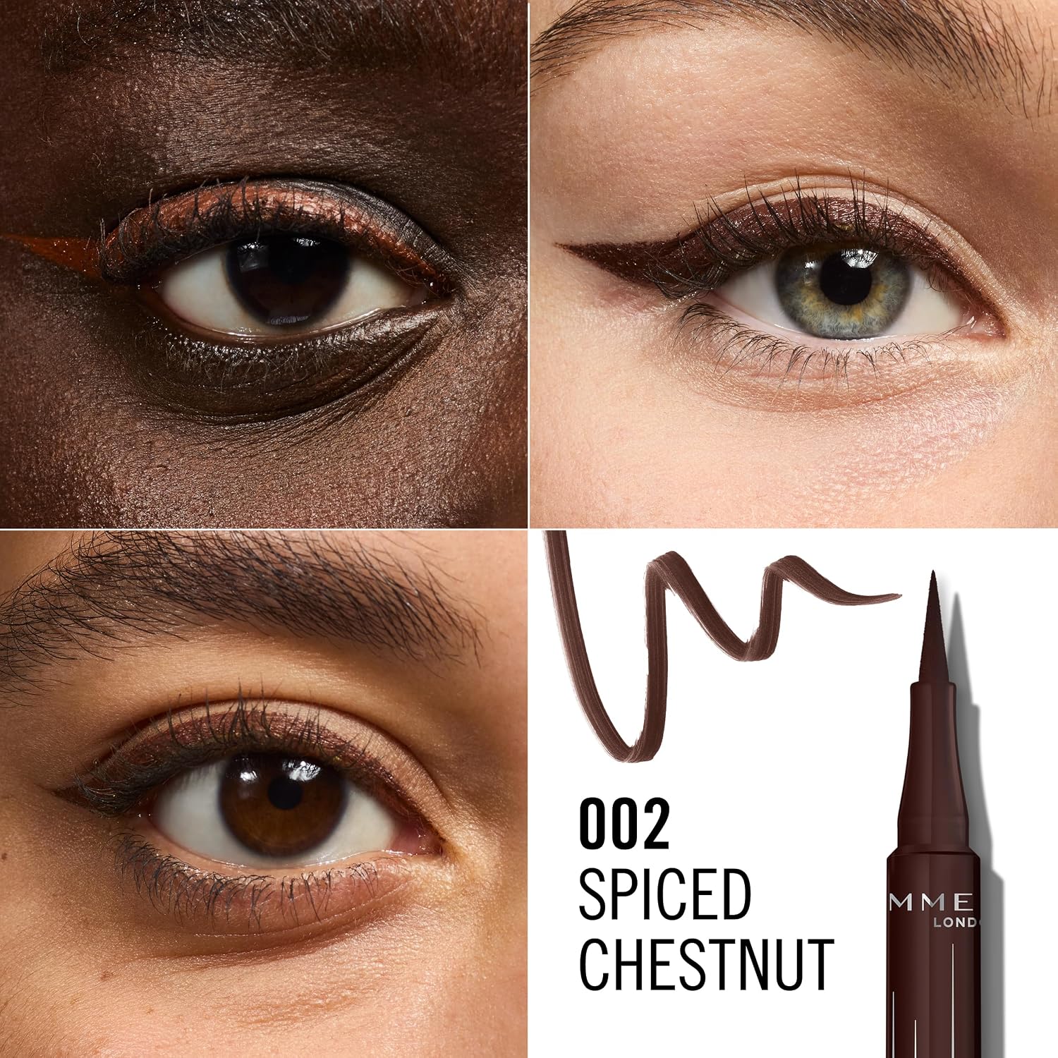 Detalle 2 de Rimmel Wonder Ink Eyeliner 02 Spiced Chestnut