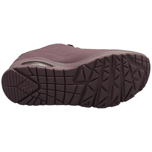 Thumbnail 6 de Skechers Damen Uno Stand On Air Trainers – Burgundy Duraleather / Mesh, Größe 38 EU