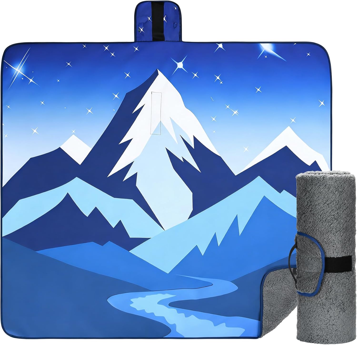 Thumbnail 6 de Kato Tirrinia wasserdichte Outdoor-Decke – 130 × 150 cm, Sherpa-Futter, wasserdicht & windfest
