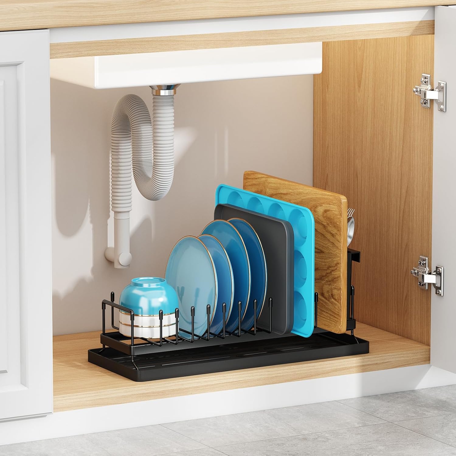 Thumbnail 4 de ANTOPY Small Dish Drying Rack Compact dish rack 🍽