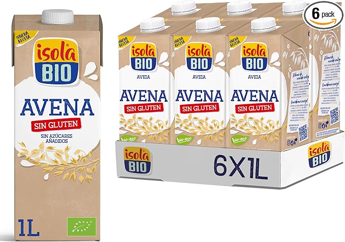 Isola Bio Avena Ecológica Pack de 6 L🥛