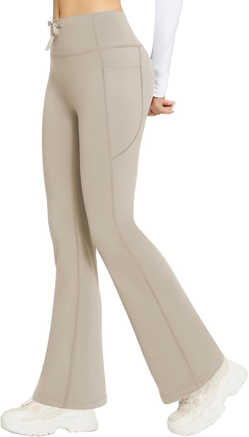 Thumbnail 3 de baleaf Women's Thermal Flared Leggings 4-pocket