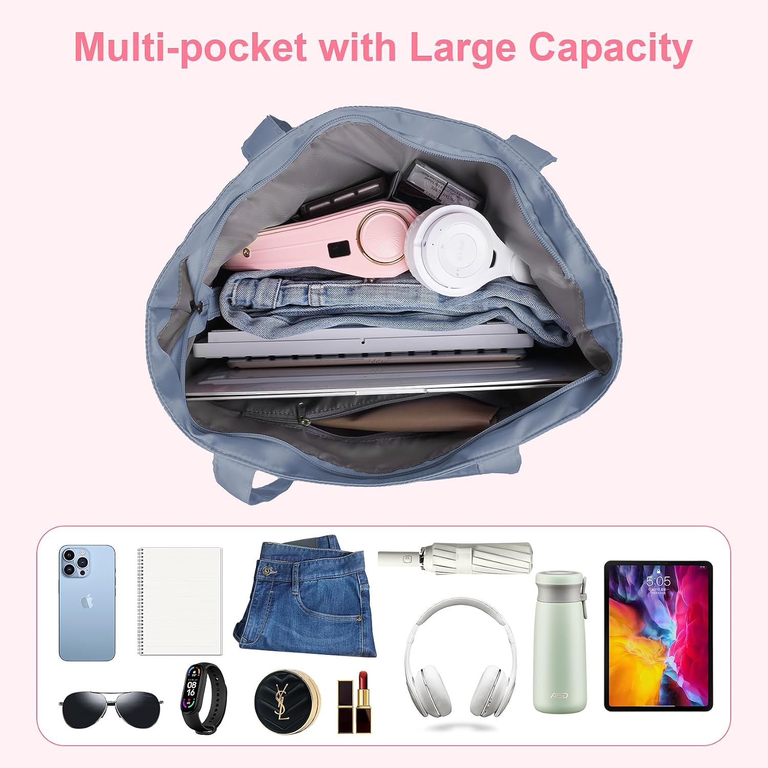 Thumbnail 3 de MAYMOONER Nylon Tote Bag