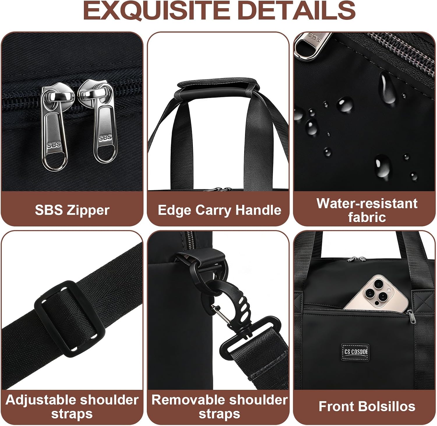 Detalle 1 de CS COSDDI travel bag cabin bag 40x30x20