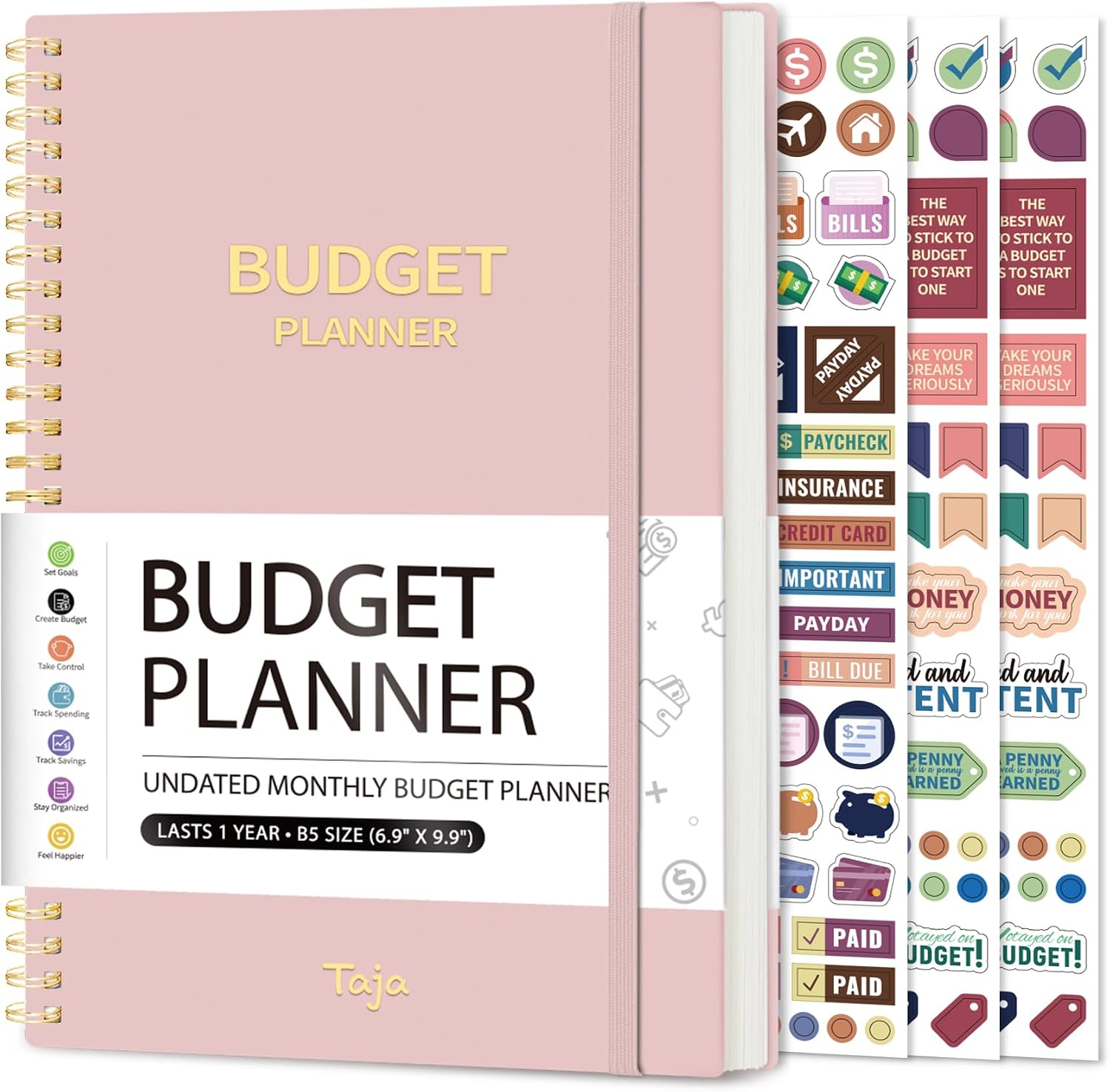 Detalle de Taja Budget Planner, 150 Pages