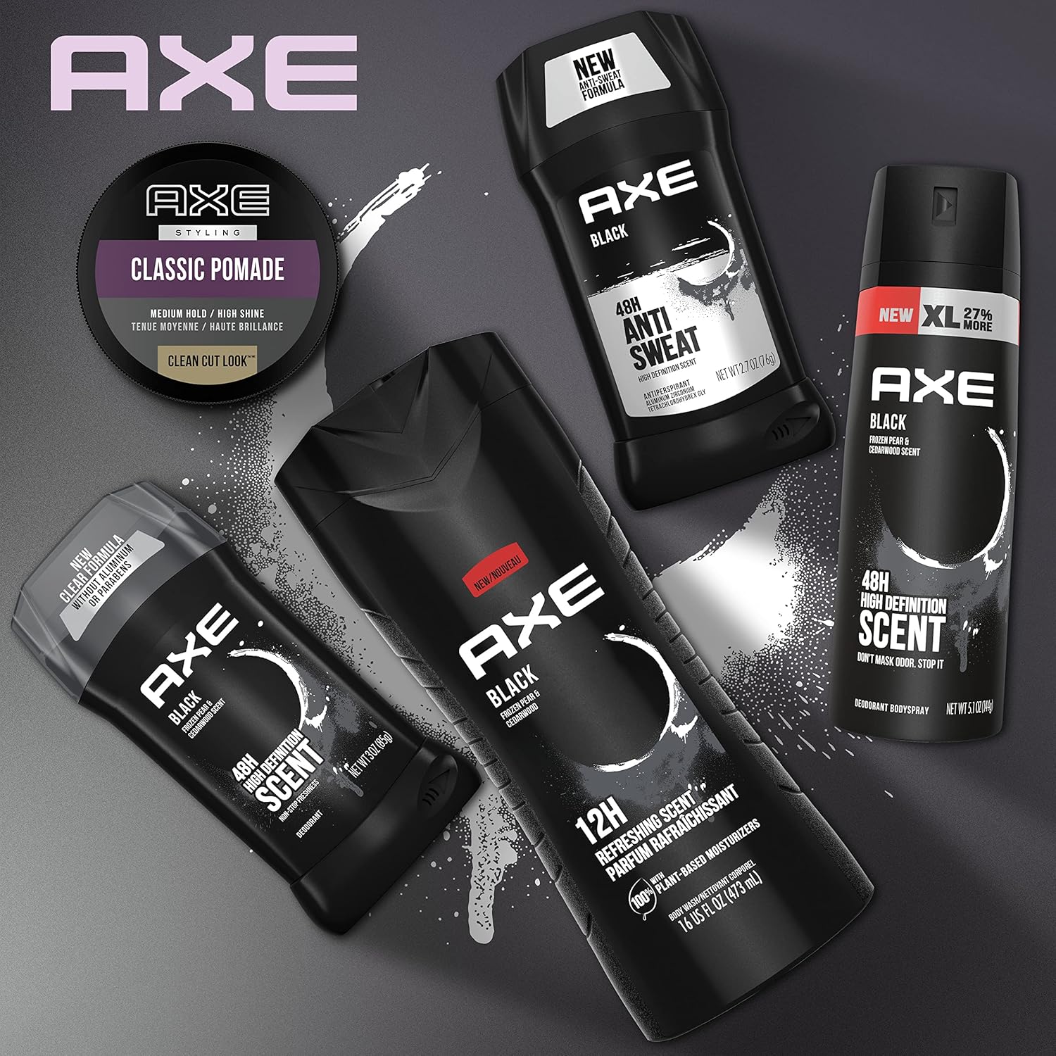 Thumbnail 6 de AXE Clean Cut Look Classic Hair Pomade — Medium Hold, Natural Finish (2.64 oz, 2 Count)