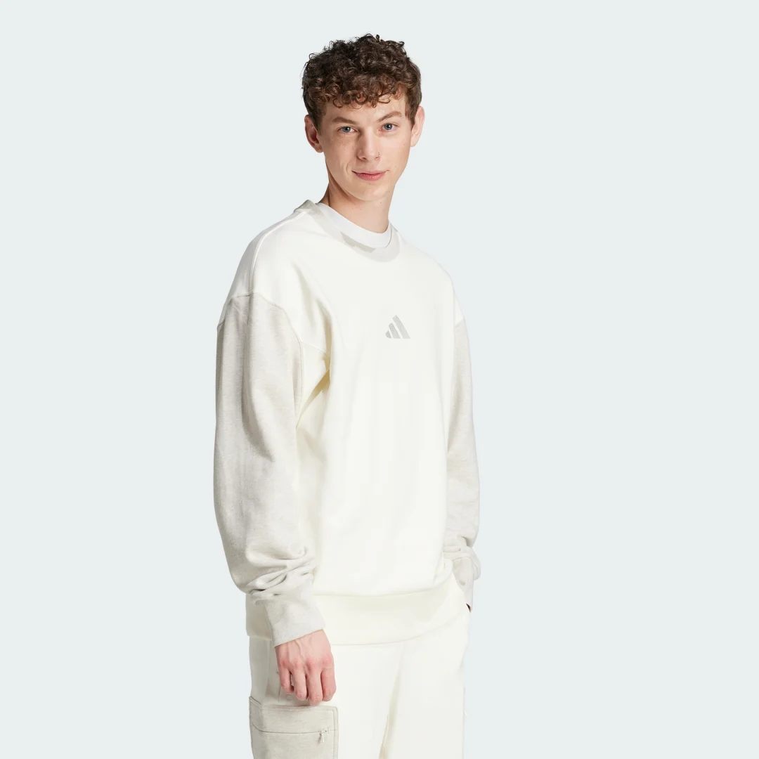 Thumbnail 2 de All SZN French Terry Colorblock Crew Sweatshirt de Adidas – comodidad versátil para tu día a día