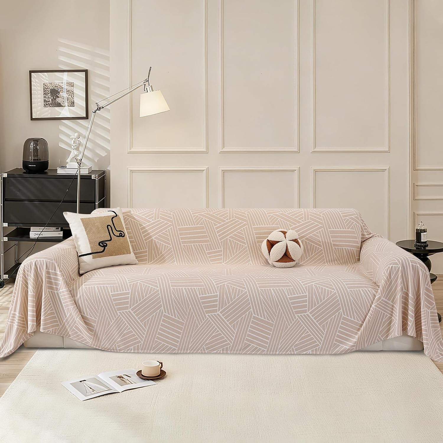 Detalle de Ystyle Copridivano 200x280 cm antiscivolo e antigraffio Kaki