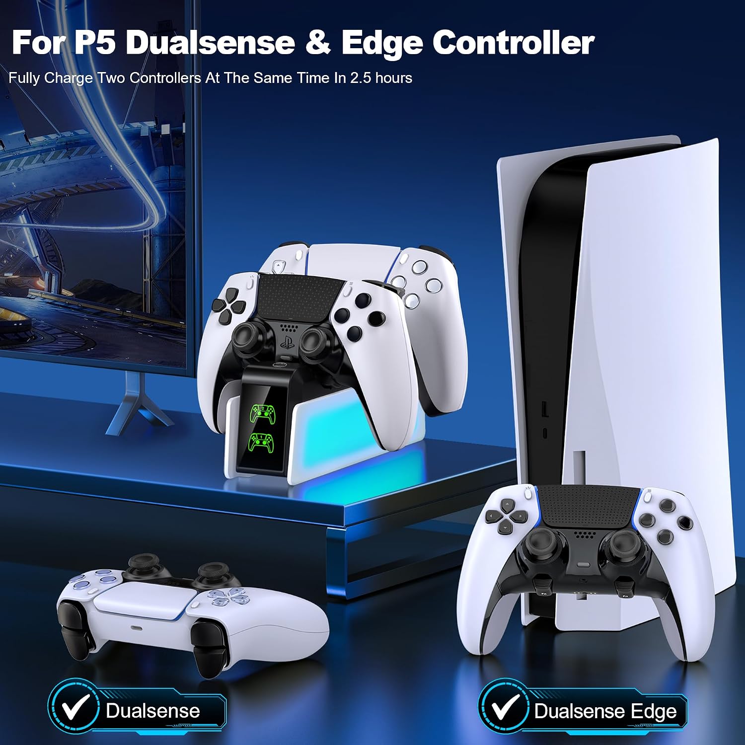 Thumbnail 5 de Fast Charge PS5 Controller Charger Station 3H