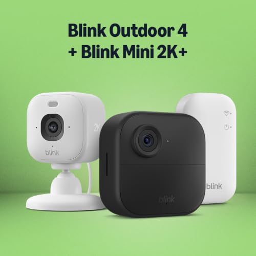 Thumbnail 6 de Blink Outdoor 4 Cámara + Blink Mini 2K+ Cámara (Blanco) con Sync Module Core incluido