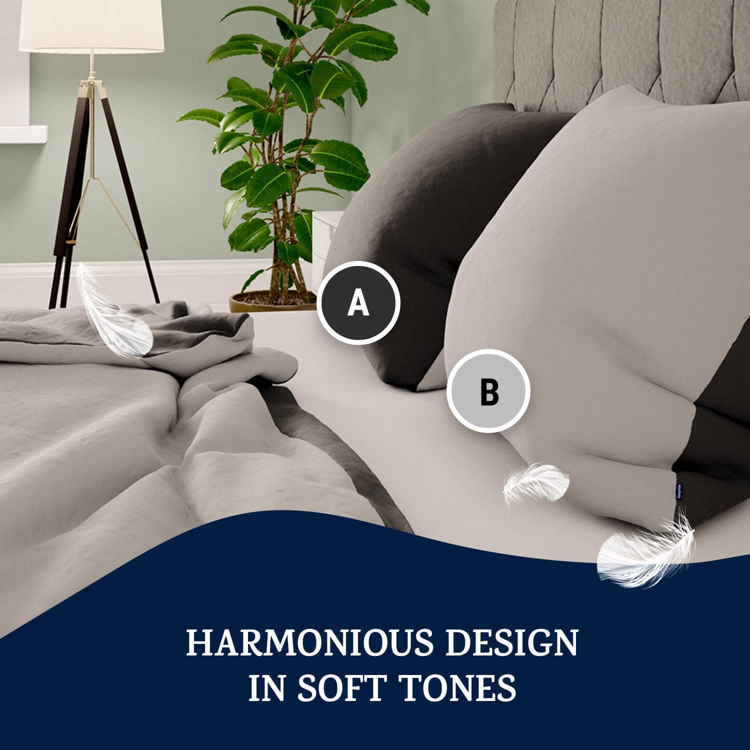 Detalle de Sleepwise housse de couette 240 x 220 en microfibre Oeko-TEX® + taies d’oreiller antistatiques