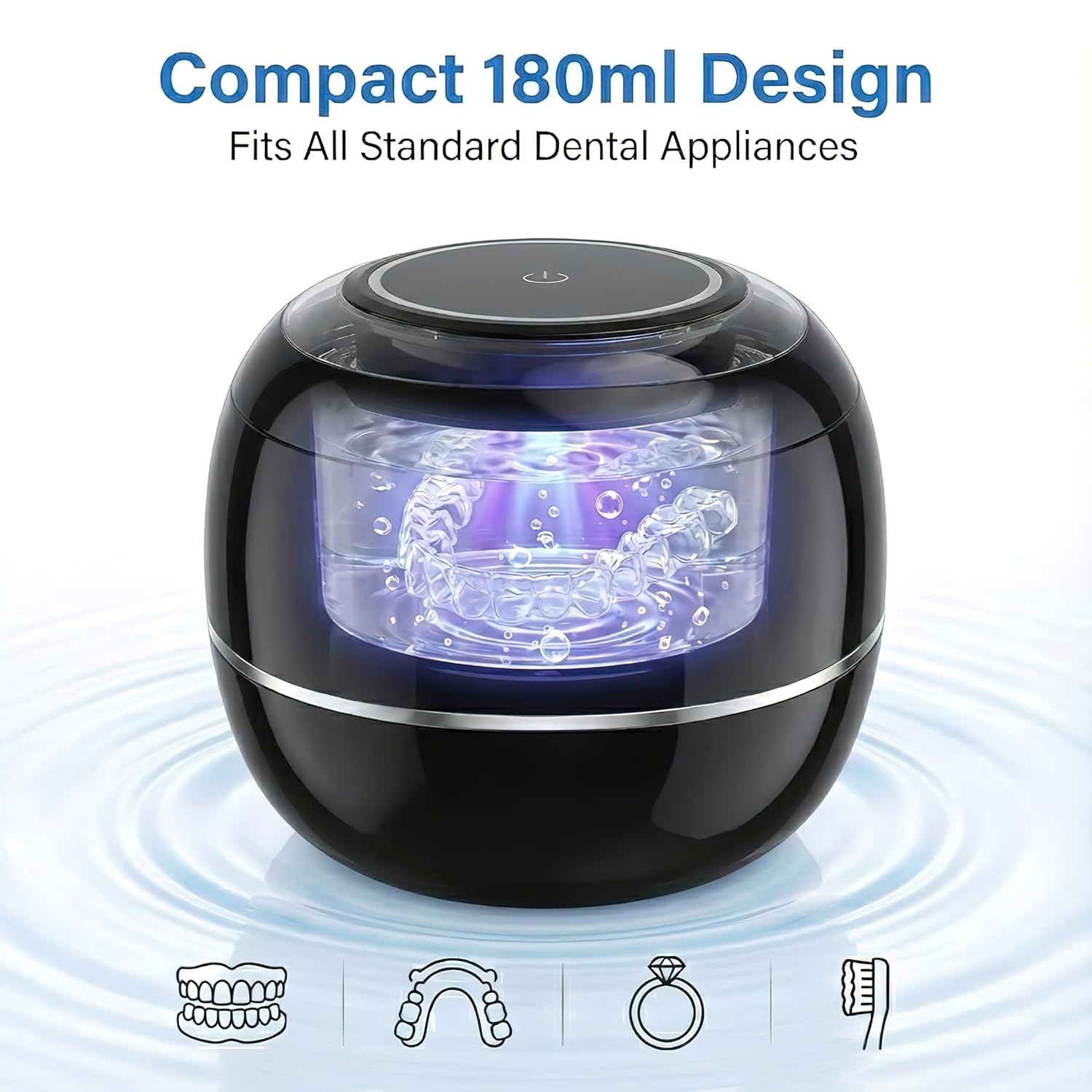 Detalle 2 de Etermeish Ultrasonic Cleaner, 180 mL