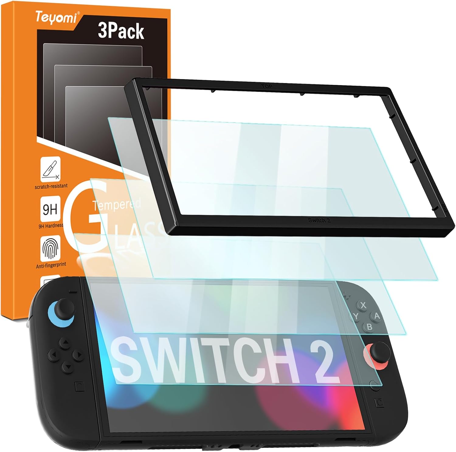 Teyomi 3-Pack Nintendo Switch 2 Screen Protectors