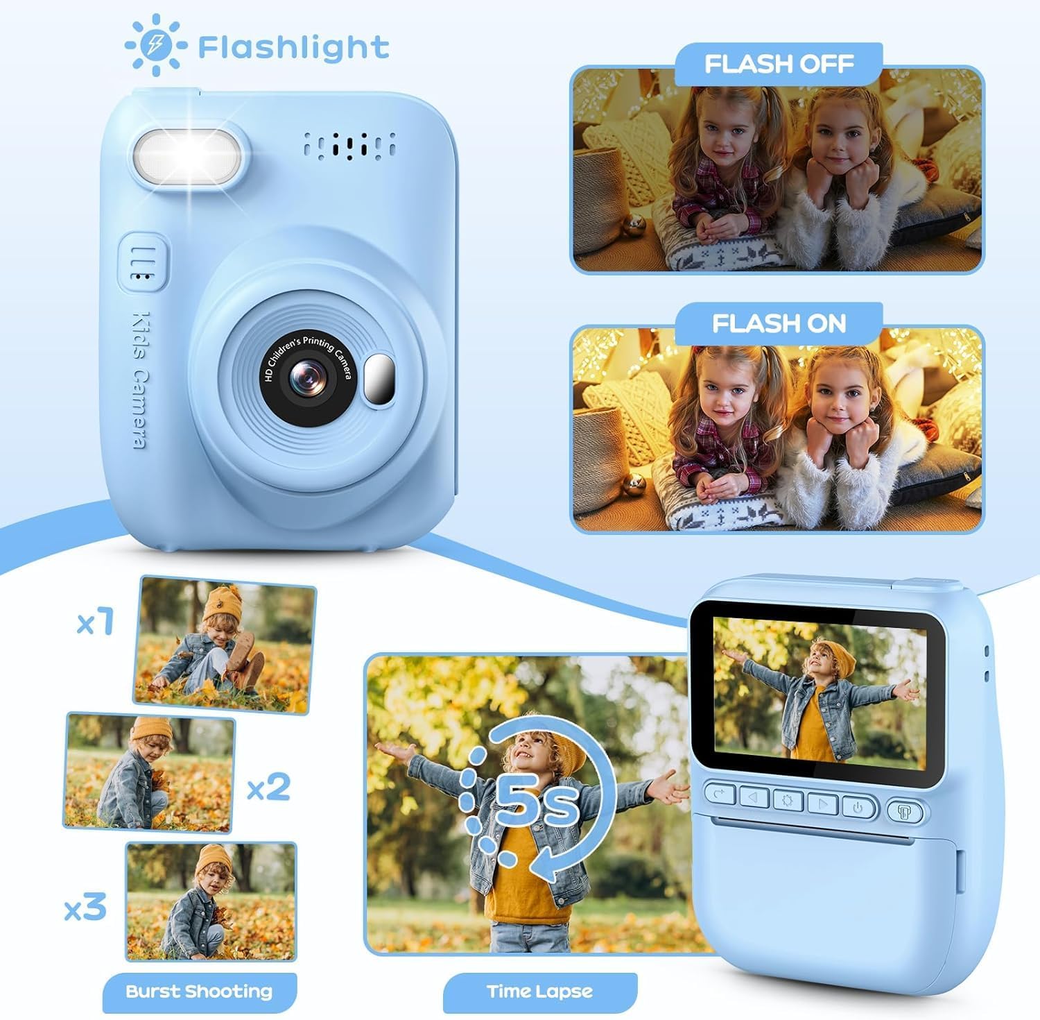 Thumbnail 3 de GREENKINDER Kids Camera 1080P with 3.0" screen