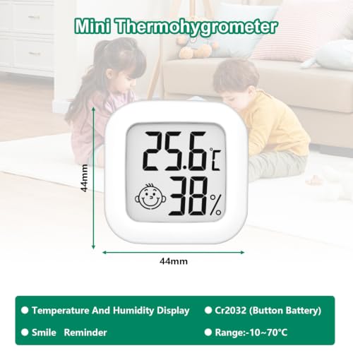 Detalle de Wvoillty thermomètres d’intérieur, lot de 4