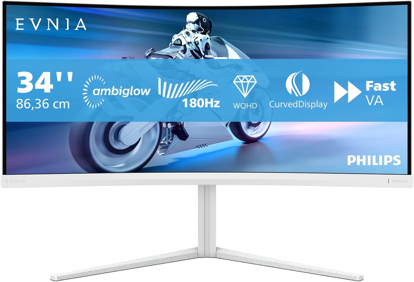 Detalle 2 de Philips Evnia 34M2C5501A 34-inch WQHD curved monitor
