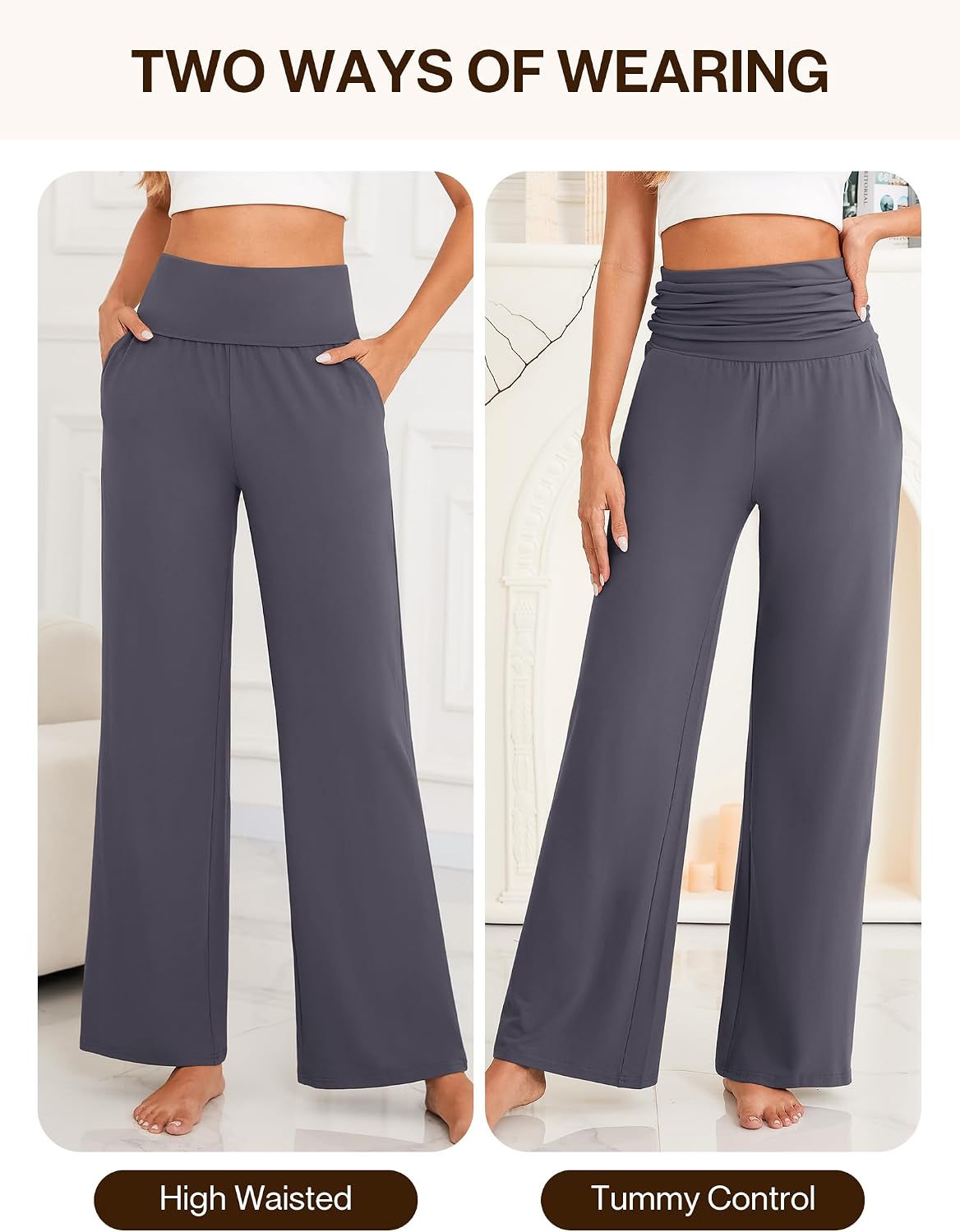 Detalle 2 de Arolina Women's Foldover Lounge Pants S-XXL