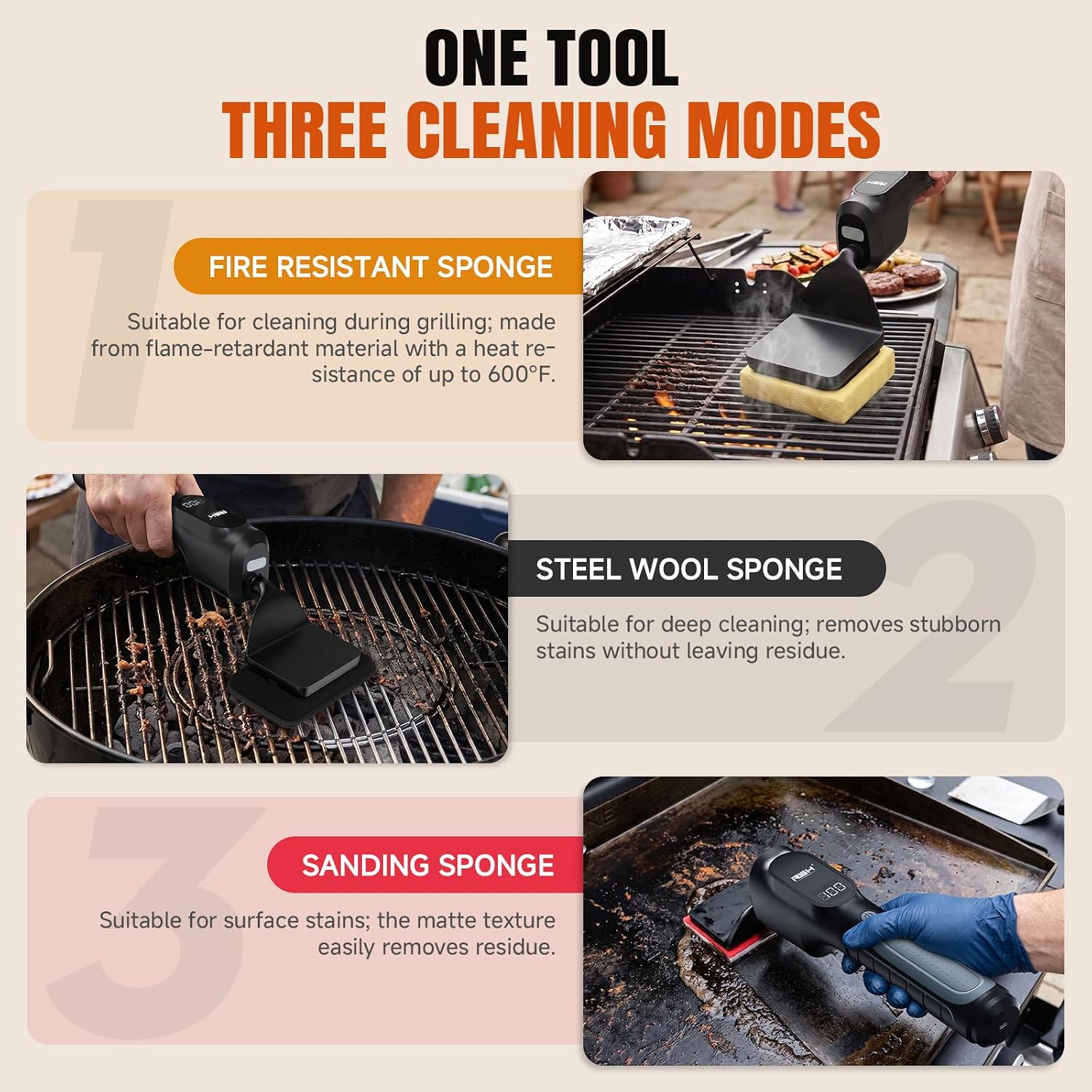Detalle de RSH Electric Grill Brush