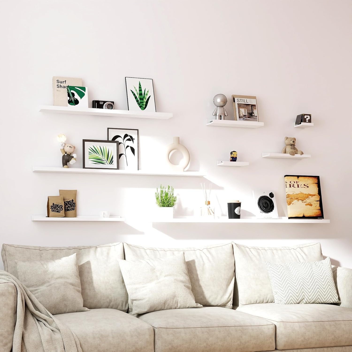 Thumbnail 6 de Solrot Floating Shelves, 14 Inches