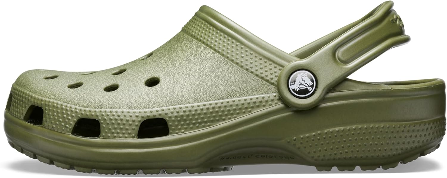 Detalle de Crocs Classic Clog 43-44 EU Army Green: comodidad ligera para usar todo el día