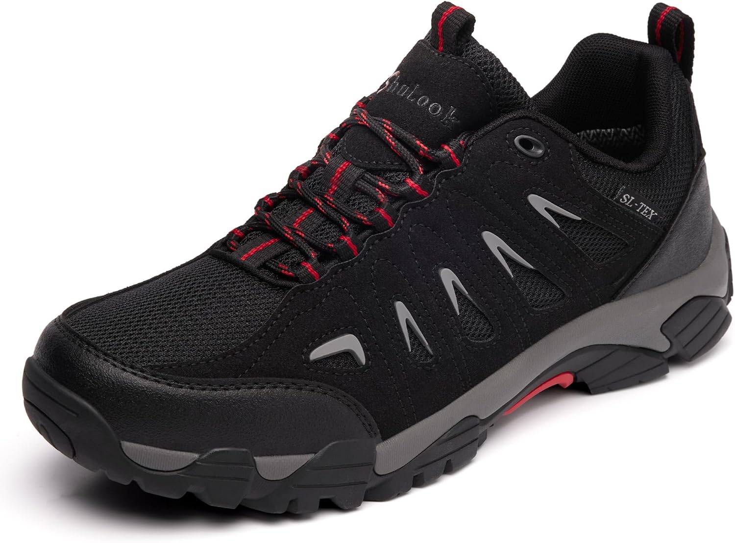 Detalle de SHULOOK Men's Waterproof Hiking Shoes: Lightweight, Breathable, All-Terrain Ankle Boots