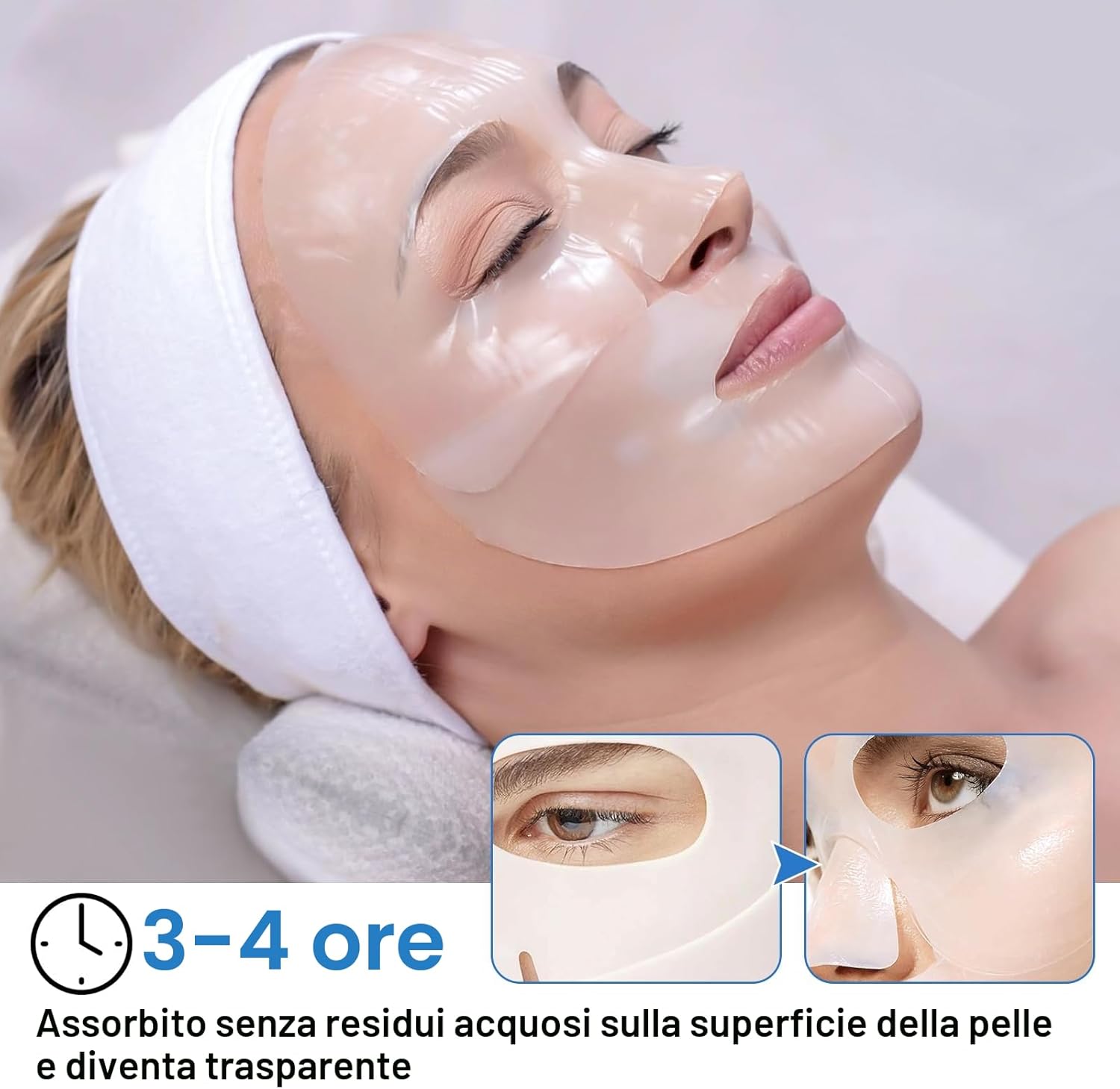 Detalle 1 de JWDMHSJ Collagen Face Mask 10 pezzi